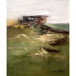 L'passo Benjamin, 24 x 30 Inch, Acrylic on Canvas, Abstract Paintings, AC-LPB-041 L'passo Benjamin, 24 x 30 Inch, Acrylic on Canvas, Abstract Paintings, AC-LPB-041